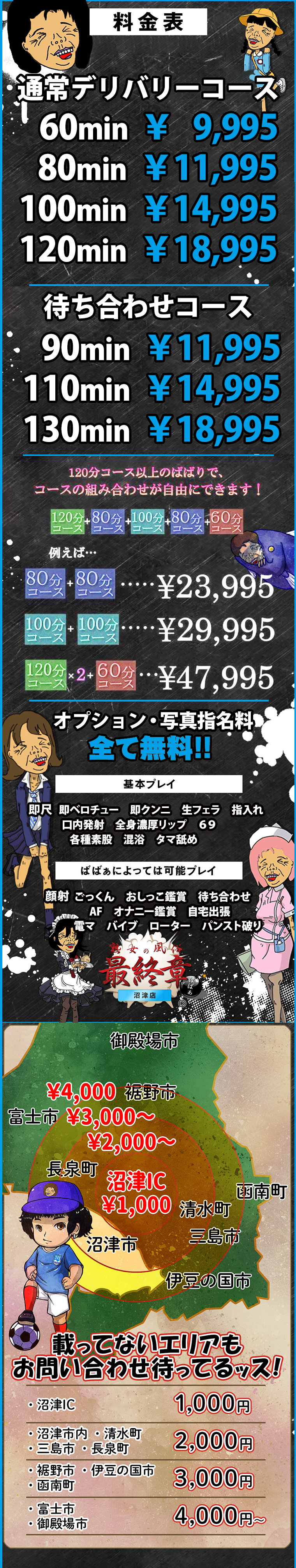 ばばぁの適正料金表